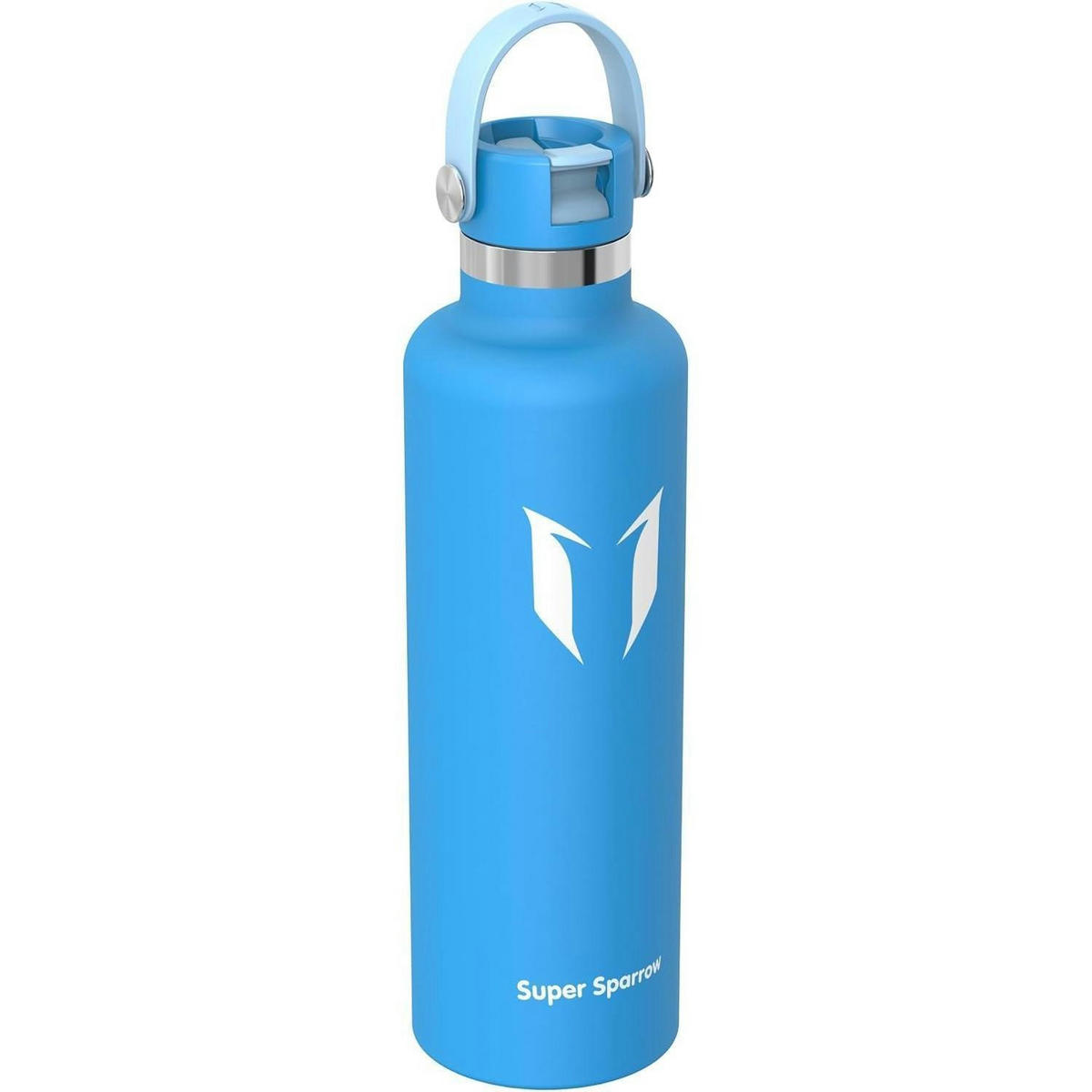 TRINKFLASCHE Edelstahl 1000 ml Himmelblau - Hellblau, Metall (8.4/8.4cm)
