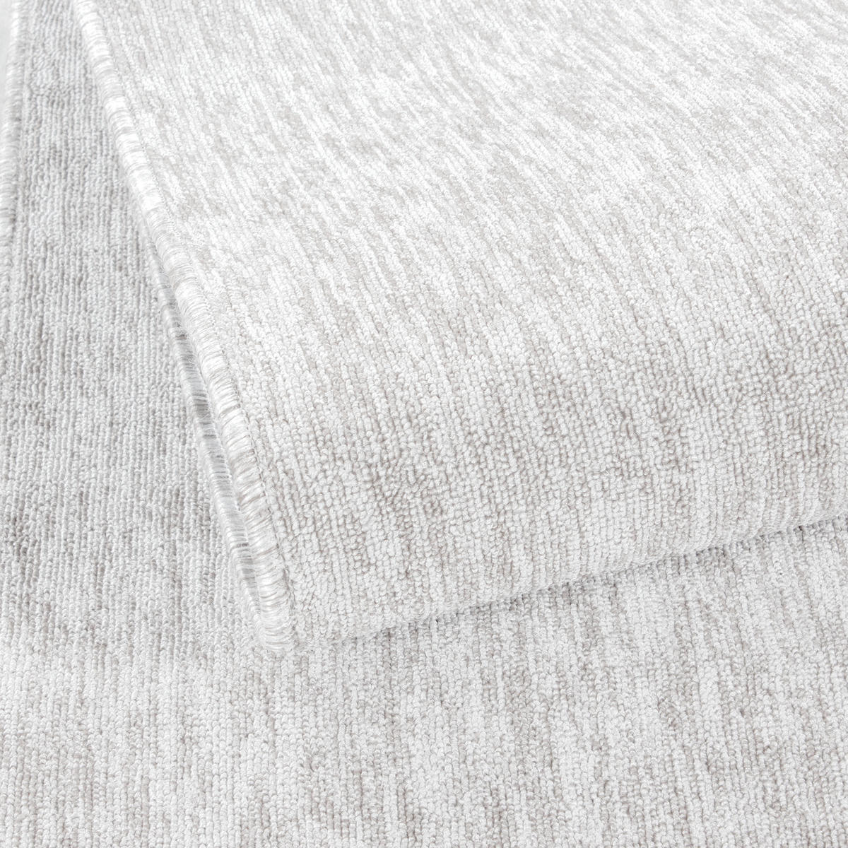 TEPPICH Kurzflor Unifarben Polypropylen saugroboter Wohnzimmer Creme Rund 160x160 - Creme, Textil (160/160cm) - KADIMA DESIGN
