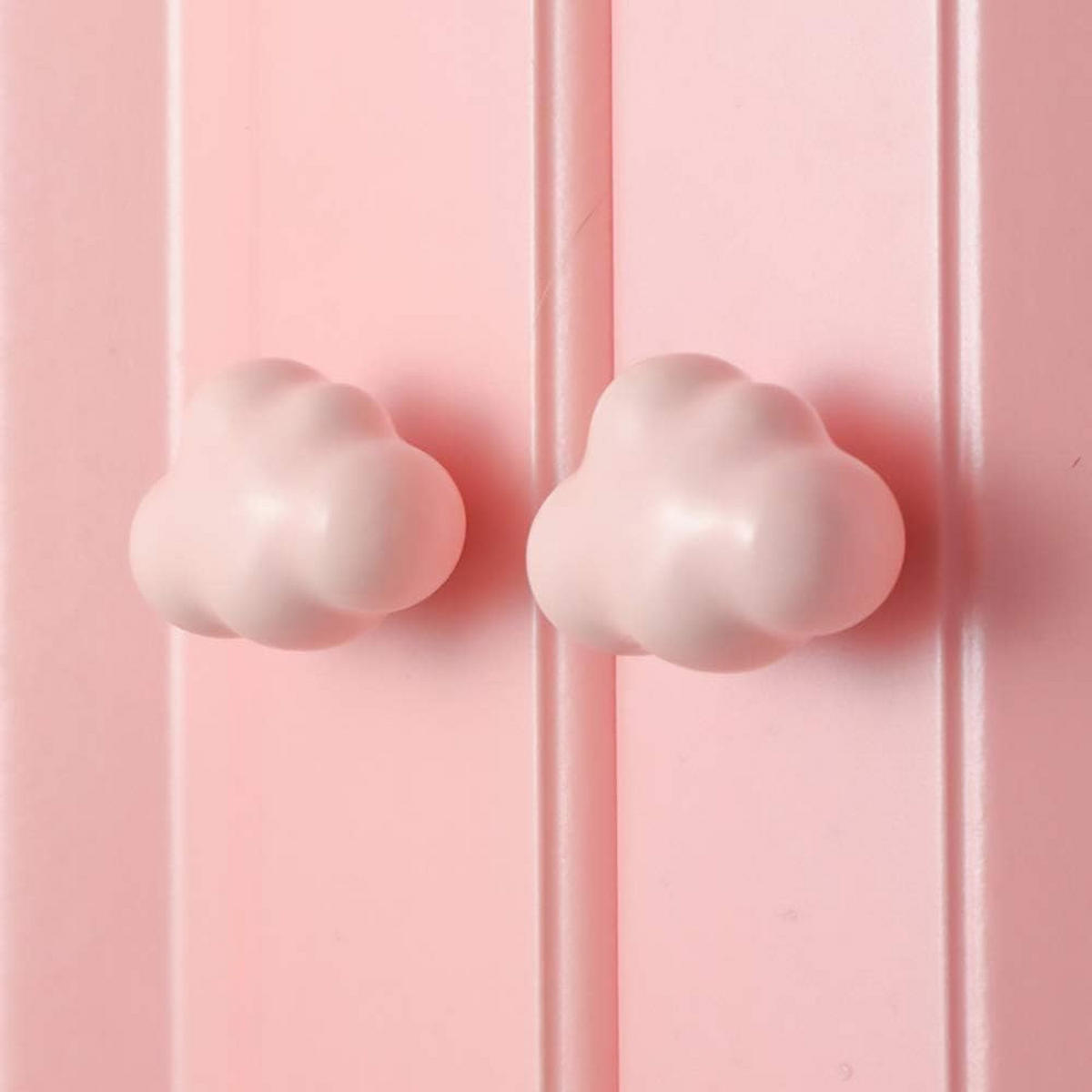 SCHRANKKNOPF Keramik 6er-Set - Pink, Keramik (0.3/2.5/0.5cm)