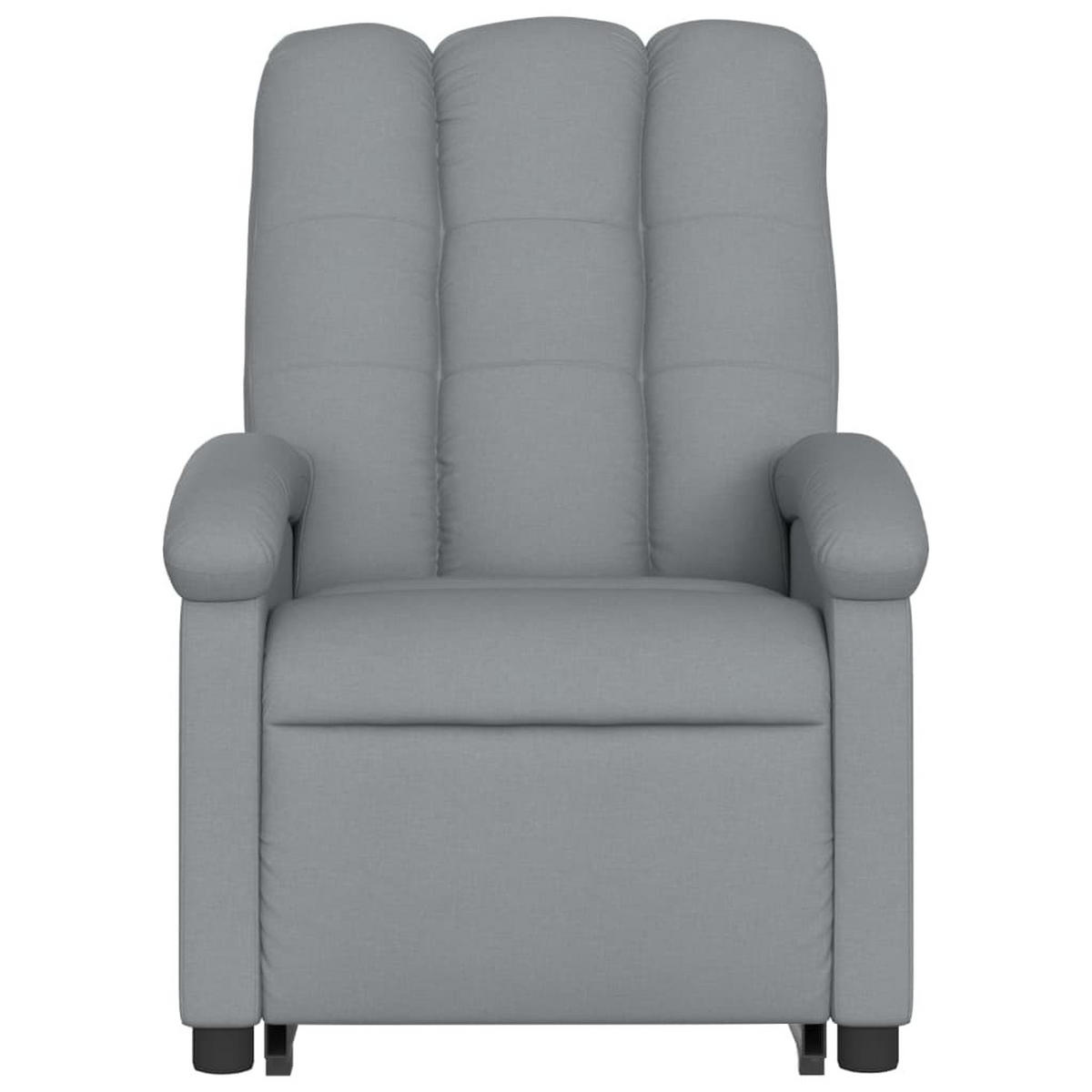 FERNSEHSESSEL Liford Hellgrau - Hellgrau, Metall (70/101/93cm) - Nettlife