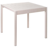 GARTENTISCH 81/84 cm Beige Bartica - Beige, Kunststoff (81/84/77cm) - Beliani