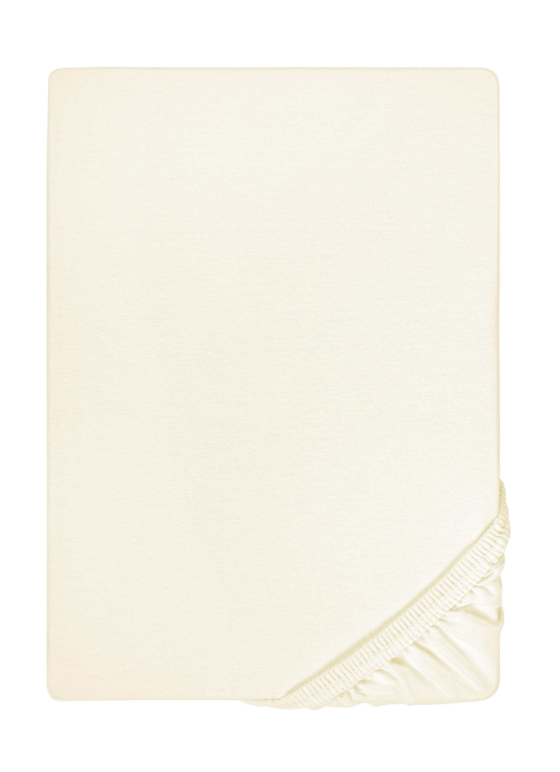 biberna Spannbetttuch Creme 70x140 cm