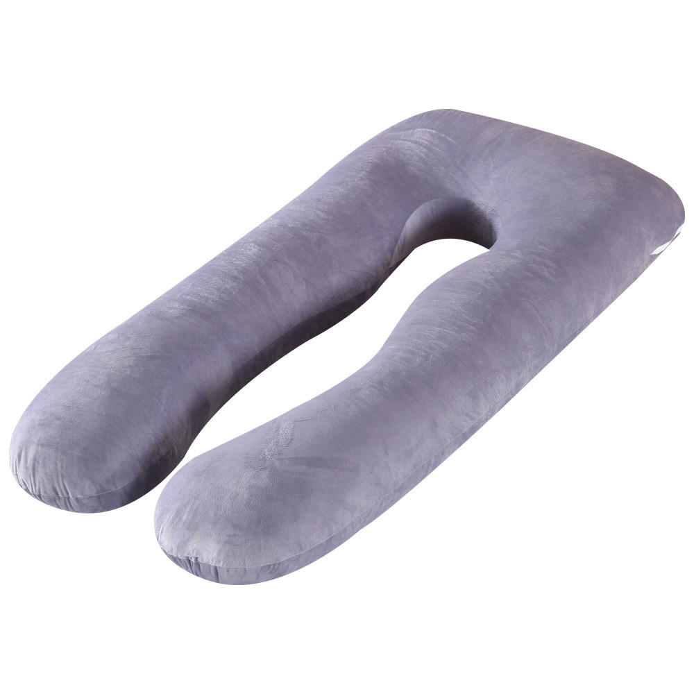 KISSEN – Lendenstützkissen – 110 x 56 cm – Grau - Grau, Textil (56/110cm)