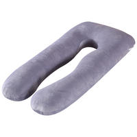 KISSEN – Lendenstützkissen – 110 x 56 cm – Grau - Grau, Textil (56/110cm)