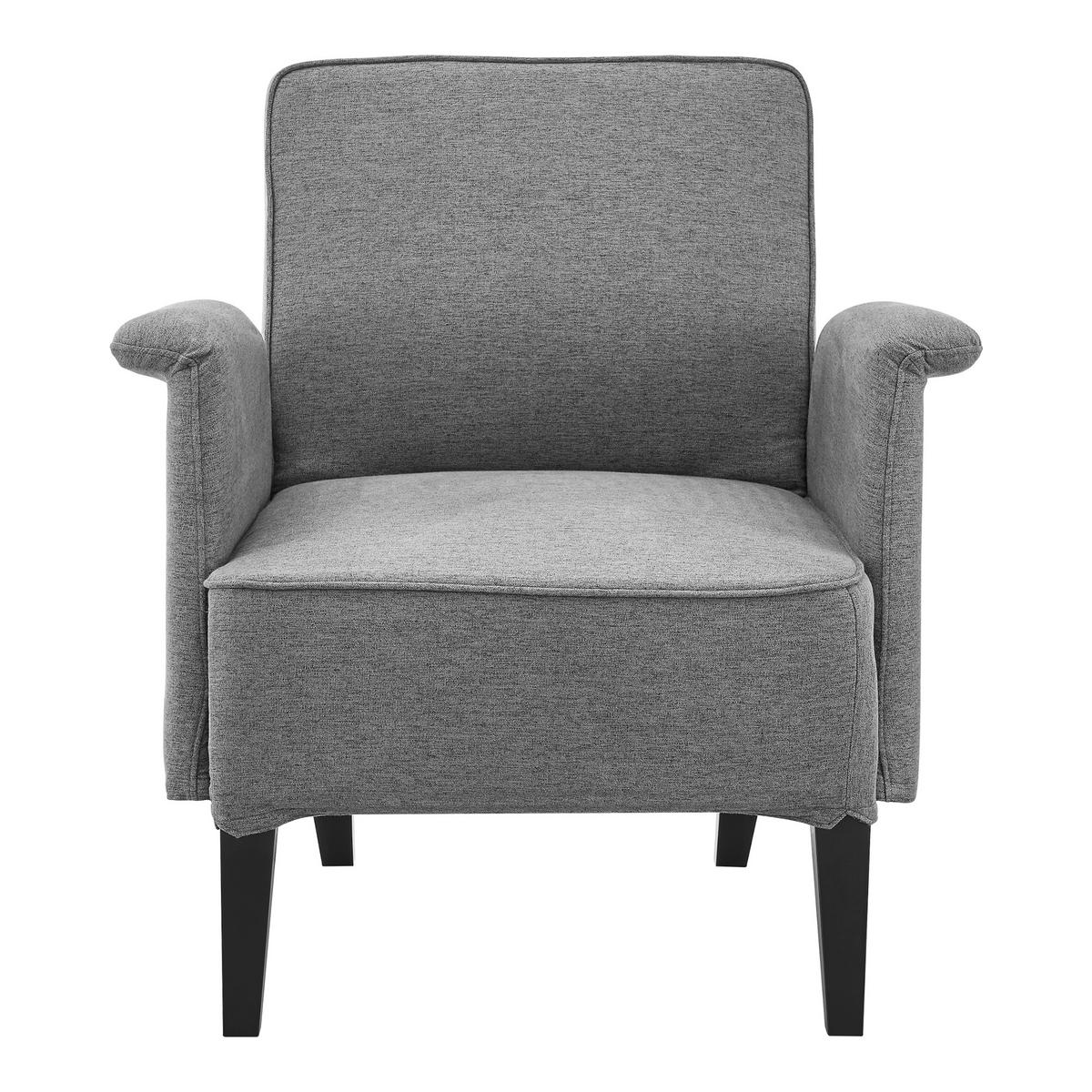 POLSTERSESSEL Diespeck - Hellgrau, Textil (78.5/82/77cm) - [en.casa]