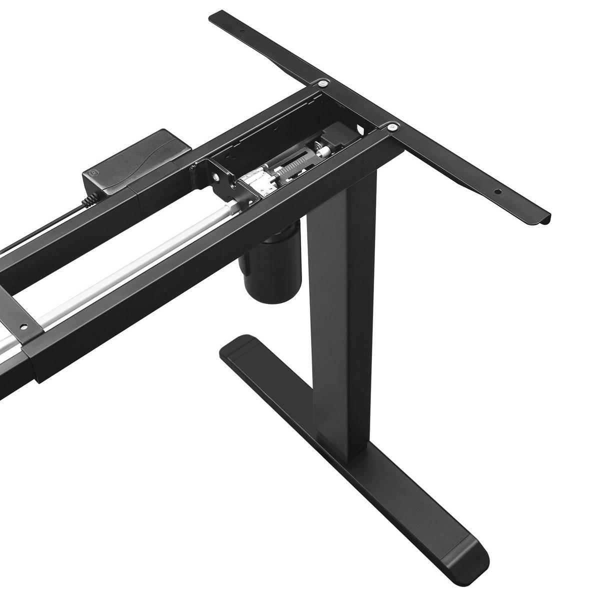 TISCHGESTELL Nouakchott - Schwarz, Metall (147/60/112cm) - Hansiro