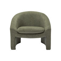 SESSEL mit gerader Rückenlehne - 1 Person - Stoff - Grün - - Grün, Textil (83/74/74cm) - Vente-Unique