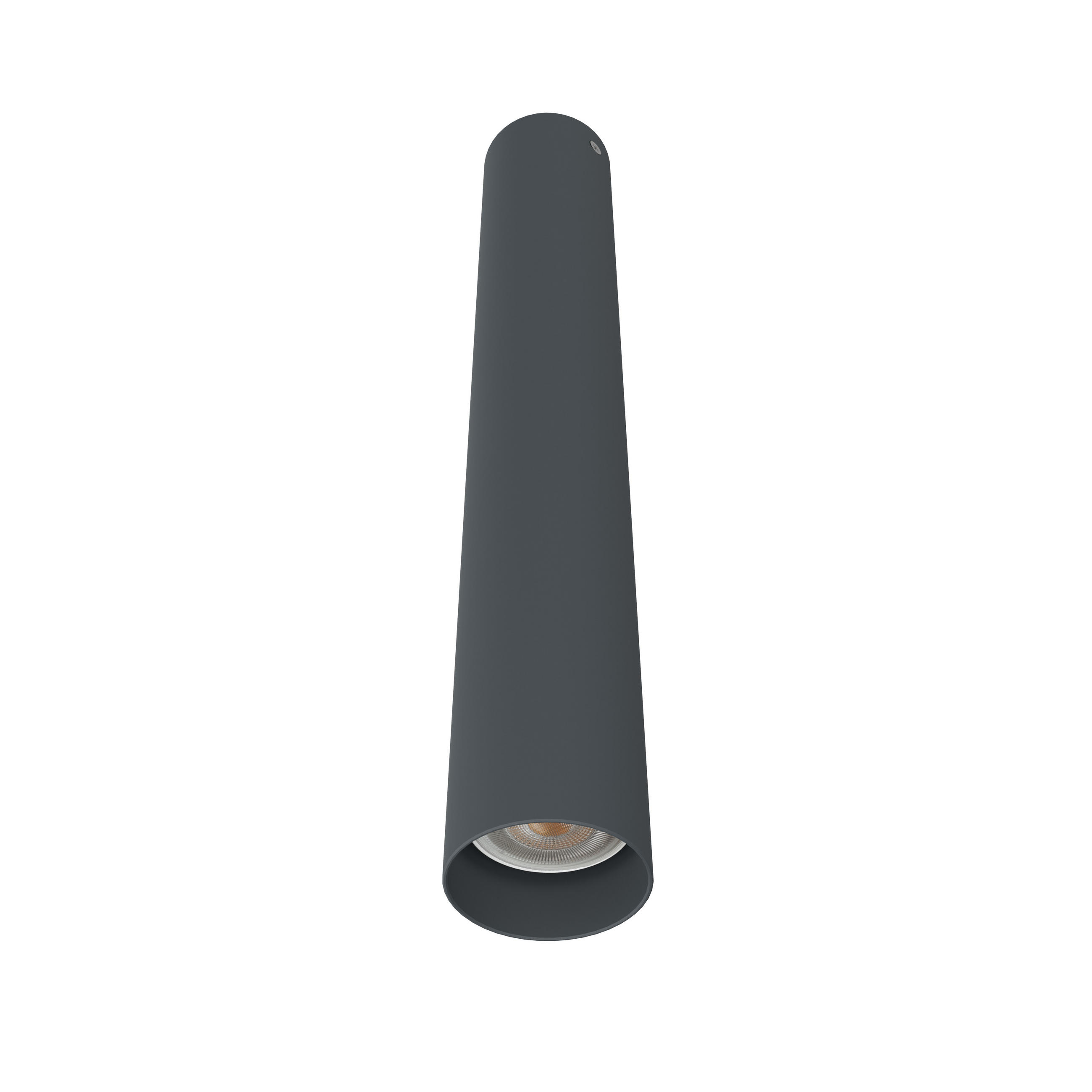 DECKENLEUCHTE Rond - Anthrazit, Metall (6/6/40cm) - Lumicom