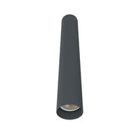 DECKENLEUCHTE Rond - Anthrazit, Metall (6/6/40cm) - Lumicom