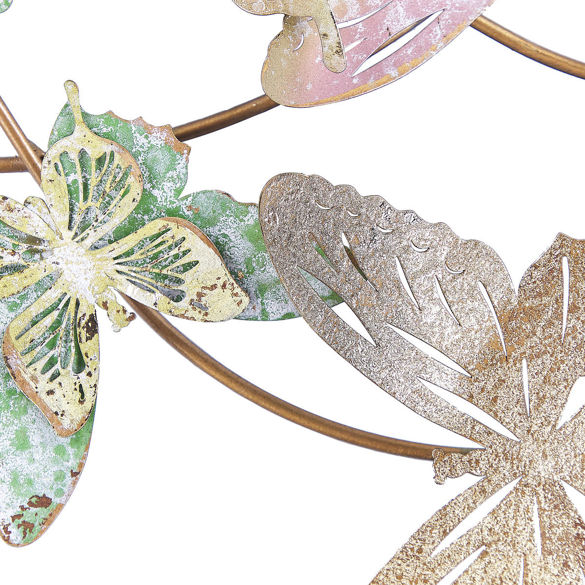 WANDDEKORATION Metall bunt Gallium - Multicolor, Metall (100/53/6cm) - Beliani