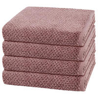 HANDTUCH Pure 4er-Set - Rot, Textil (50/100cm) - Cawö