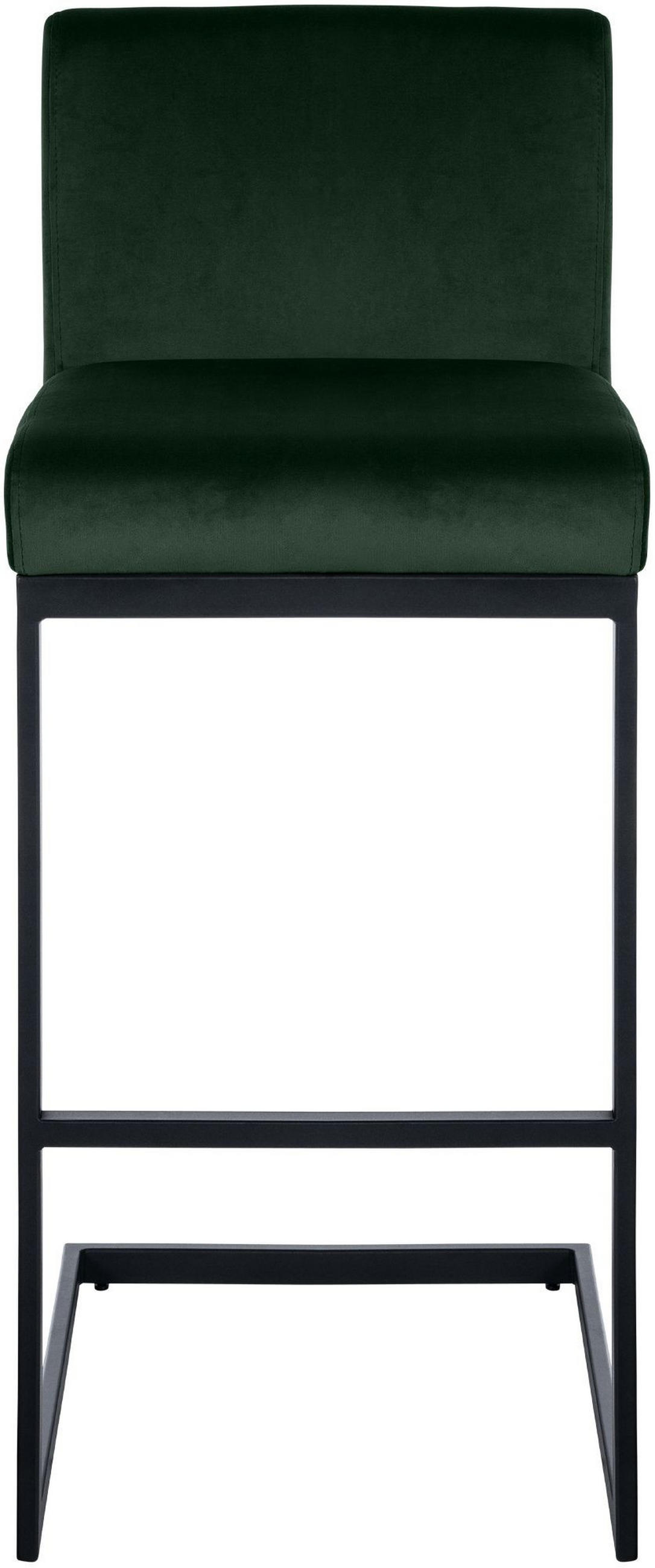 BARHOCKER Hopewell Samt 104x43x53 cm grün - Grün, Textil (43/104/53cm) - furnicato