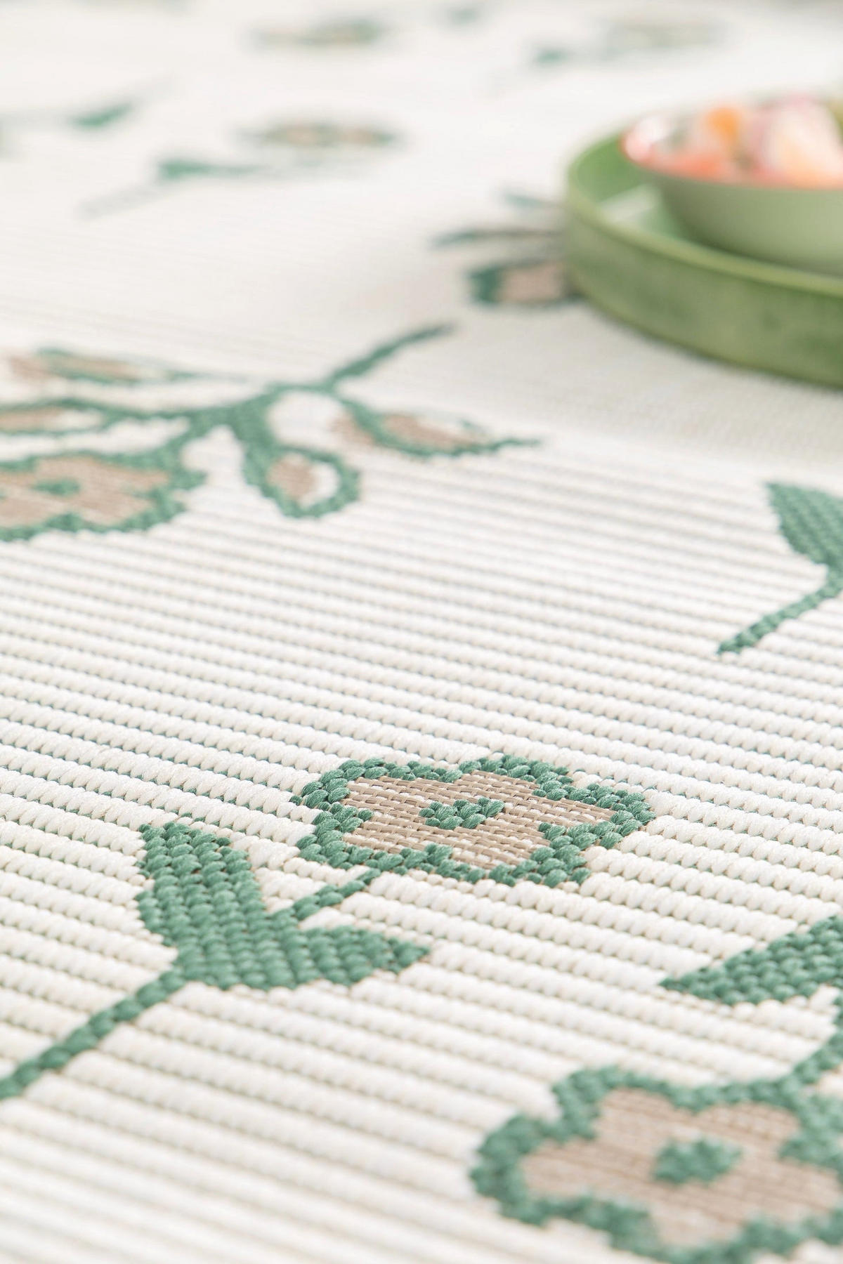 DESIGN Teppich für Innen und Außen grün - Grün, Textil (160/213cm) - AFK Living