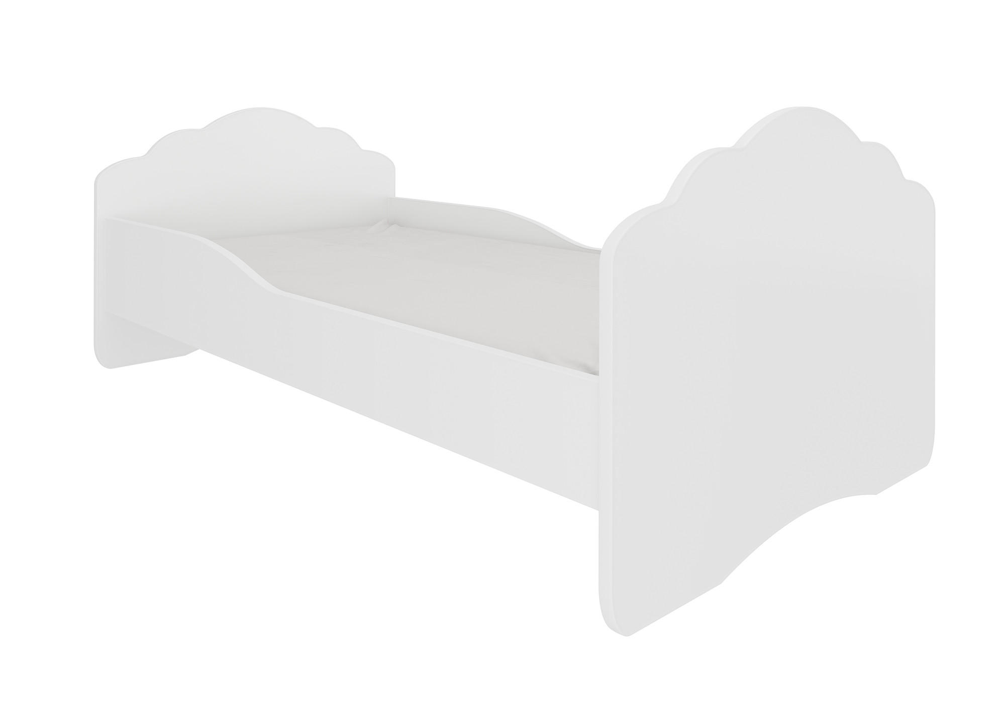 KINDERBETT Casimo weiß / ohne Motiv 88 / 164 / 63cm - Weiß, Holz/Holzwerkstoff (70/140cm) - Feldmann-Wohnen