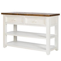 WASCHTISCH - Kiefer massiv - Weiß, Holz (120/78/47cm) - home24
