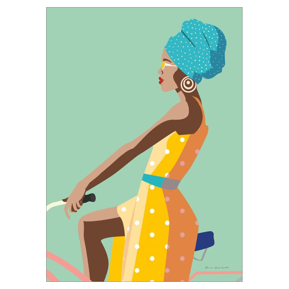 POSTER Wild Apple - Summer Girl II - Multicolor, Papier (30/40/0.1cm) - Poster&Frame