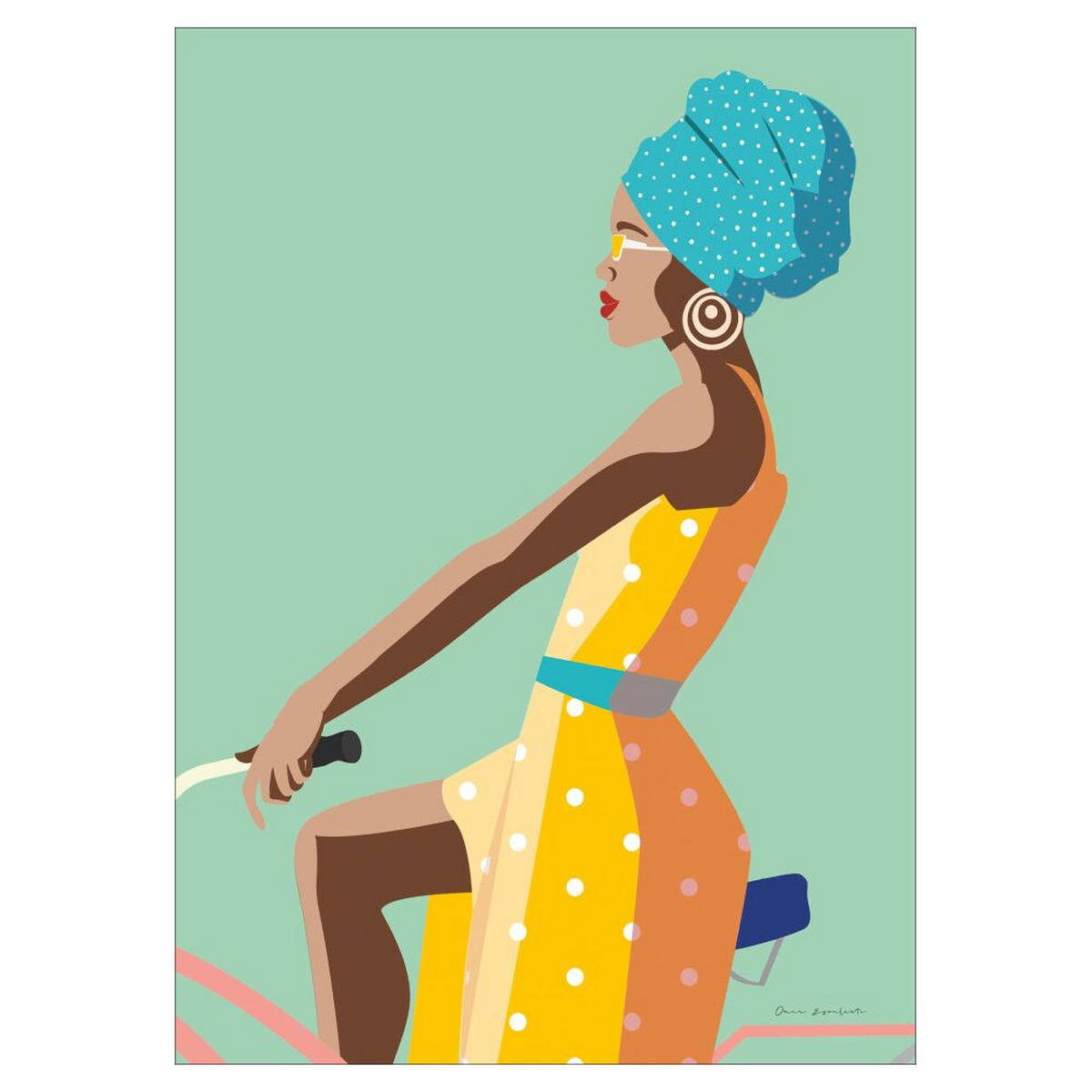 POSTER Wild Apple - Summer Girl II - Multicolor, Papier (30/40/0.1cm) - Poster&Frame