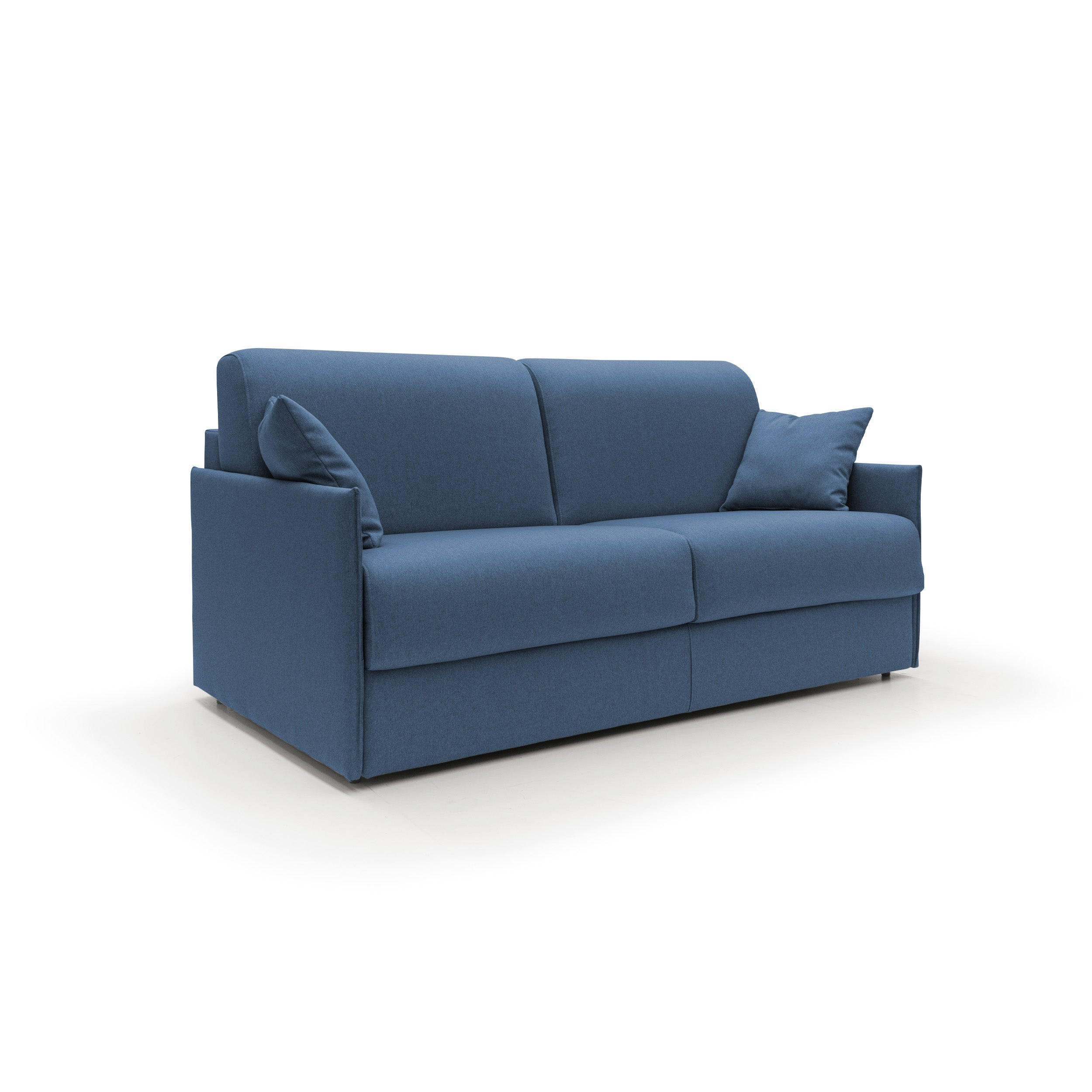 SCHLAFSOFA Evans - Blau, Textil (169/90/96cm) - Divani.store