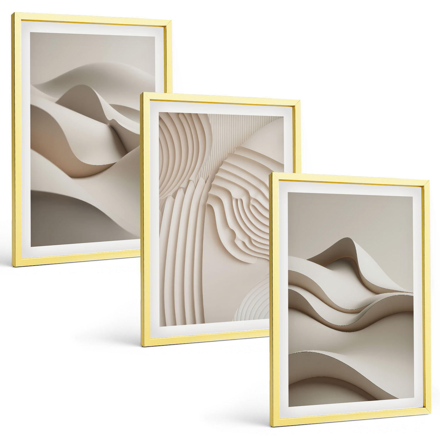 Tulup Bilder Gold 40x60 cm