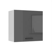 HÄNGESCHRANK SG 60 cm, mit 1 Tür, Silber Hochglanz - Silberfarben, Holz (60/58/29.6cm) - B BELINI GROUP