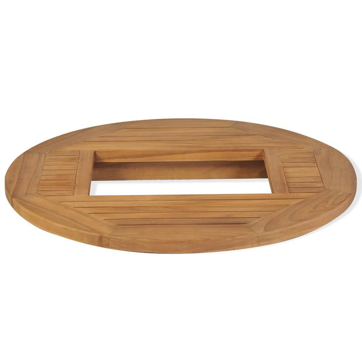 BIERKASTENTISCH Teak 70 Cm - Braun, Holz (70/70/7.5cm) - vidaXL