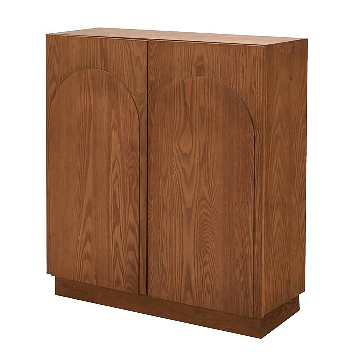 FURNIERTE KOMMODE - Walnussfarben, Holzwerkstoff (80/88/31cm) - home24