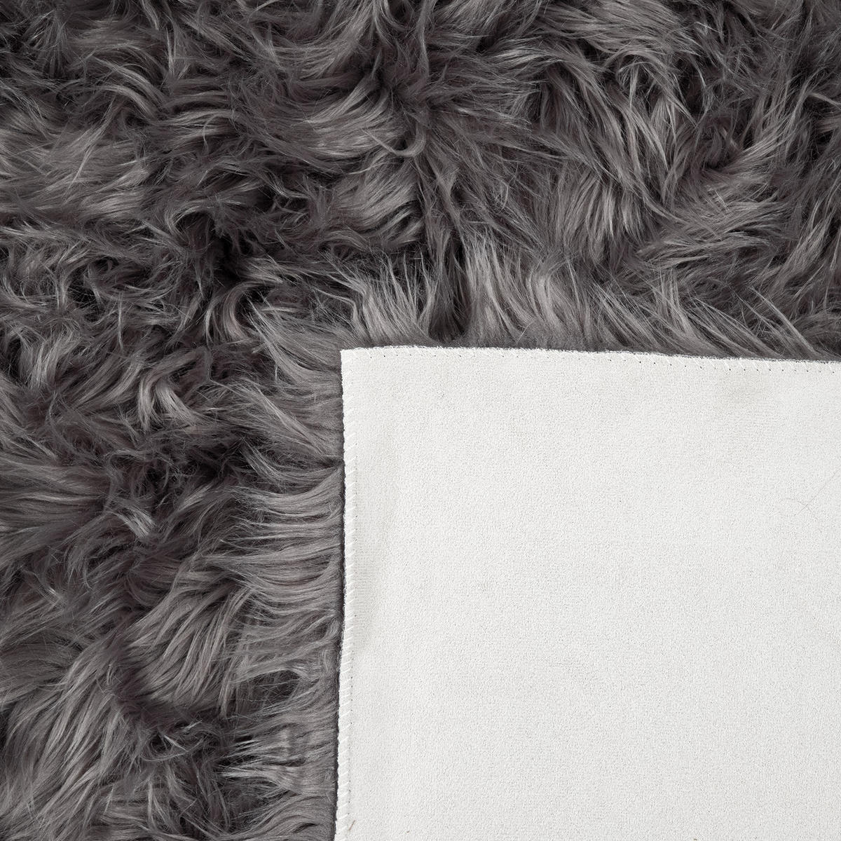 HOCHFLORTEPPICH 60/100 cm Playa 960 - Anthrazit, Textil (60/100cm) - Paco Home