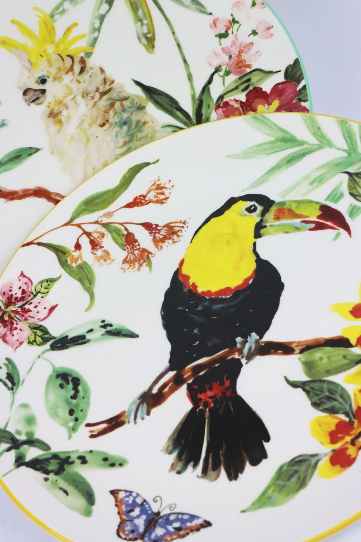 DEKOTELLER Paradise birds 2-tlg. - Multicolor, Stein (26.7/2.5cm) - FURNARO