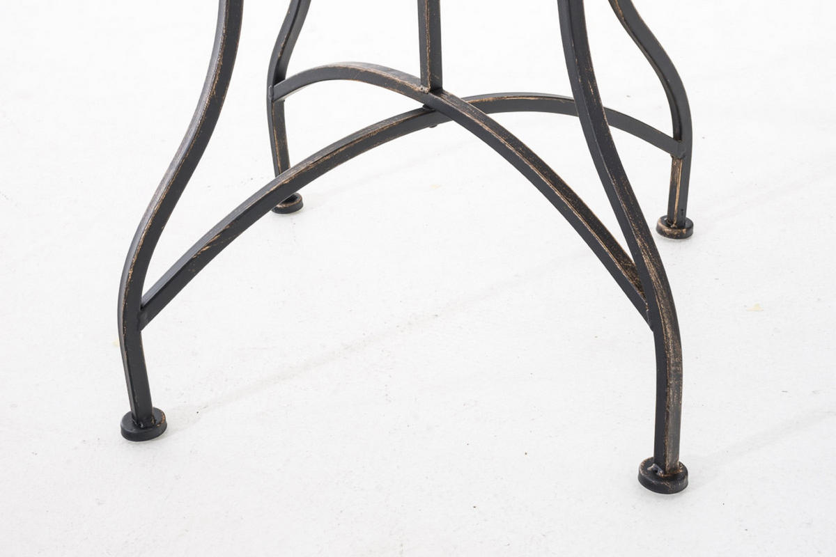 GARTENTISCH Asiri bronze - Braun, Metall (72/60/60cm) - TPFGarden