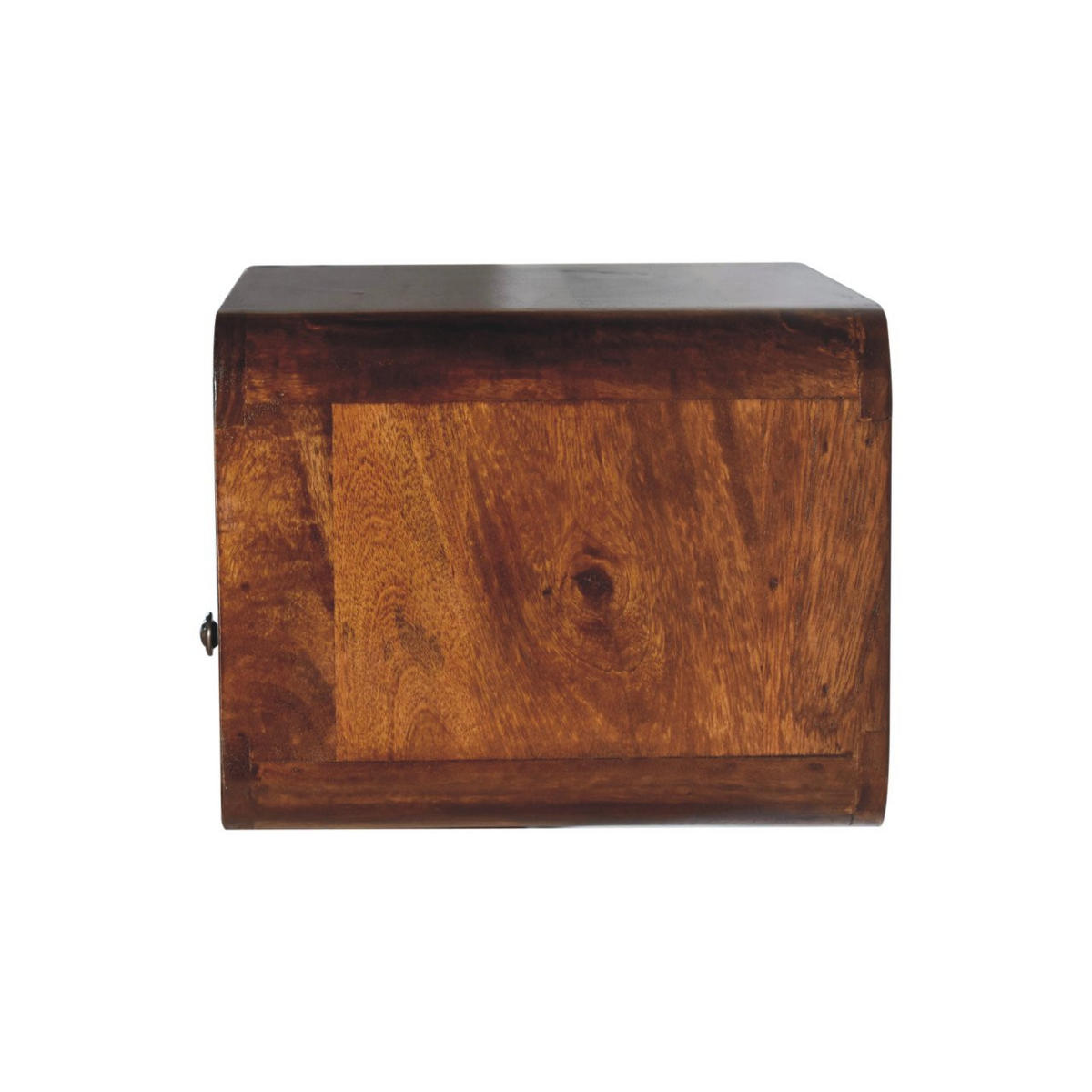 NACHTTISCH Levitate - Kastanienfarben/Messingfarben, Holz/Metall (45/25/32cm) - Artisan Furniture