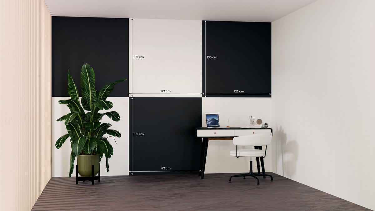 MAGNETPLATTE rahmenloses SLIMboard - Magnetisches trocken abwischbares Whiteboard 60x40 cm - Weiß, Metall (60/5/0.3cm) - ALLboards