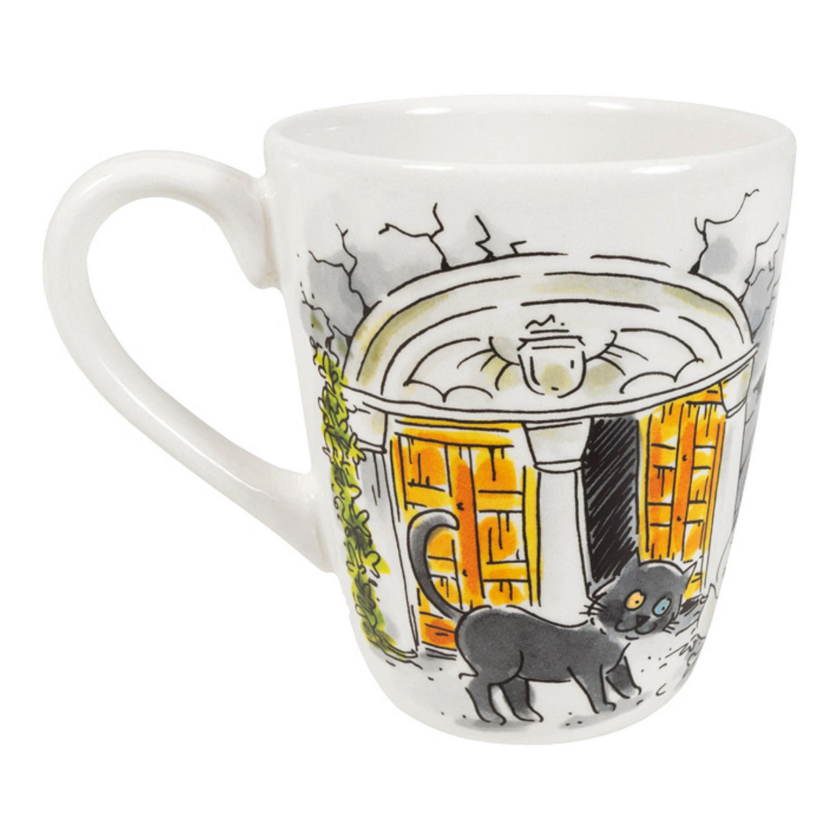 BECHER Danse Macabre in Bunt - 350 ml - Multicolor, Keramik (0.35L) - Blond Amsterdam