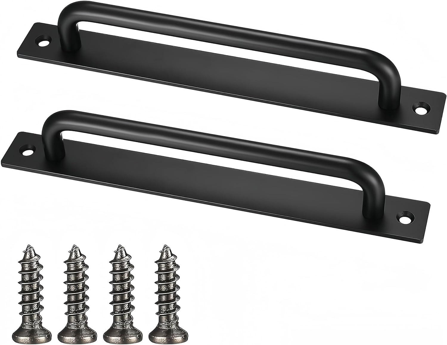 MÖBELGRIFF Schwarz 2er-Set 180 mm - Schwarz, Metall (2.5/5/18cm)