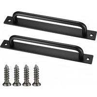 MÖBELGRIFF Schwarz 2er-Set 180 mm - Schwarz, Metall (2.5/5/18cm)