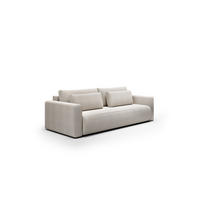 SOFA Schlafsofa Chaira - Hellgrau, Holzwerkstoff/Textil (238/85/103cm) - Fun Möbel