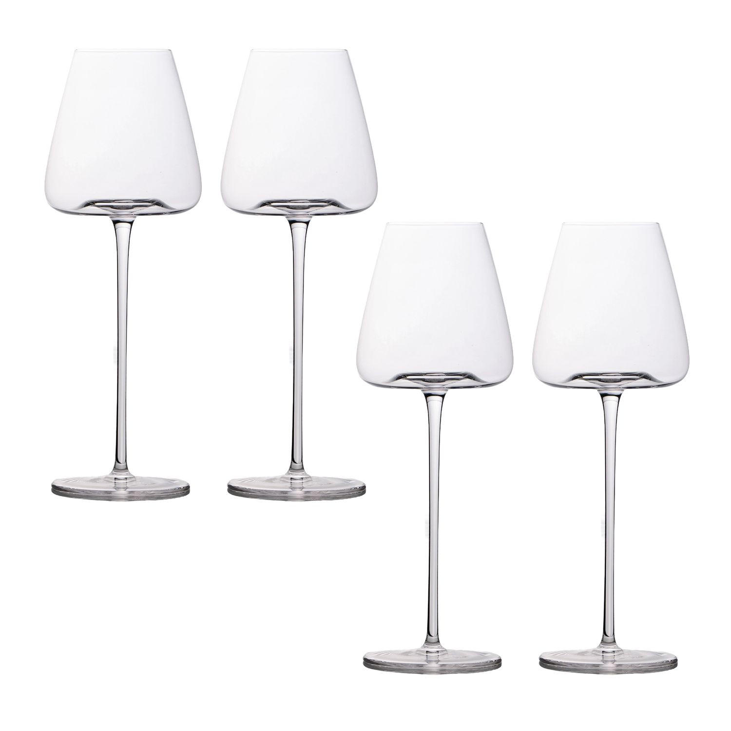 WEINGLÄSER 500 ml (4er Set) - Transparent, Glas (0.5L) - Intirilife