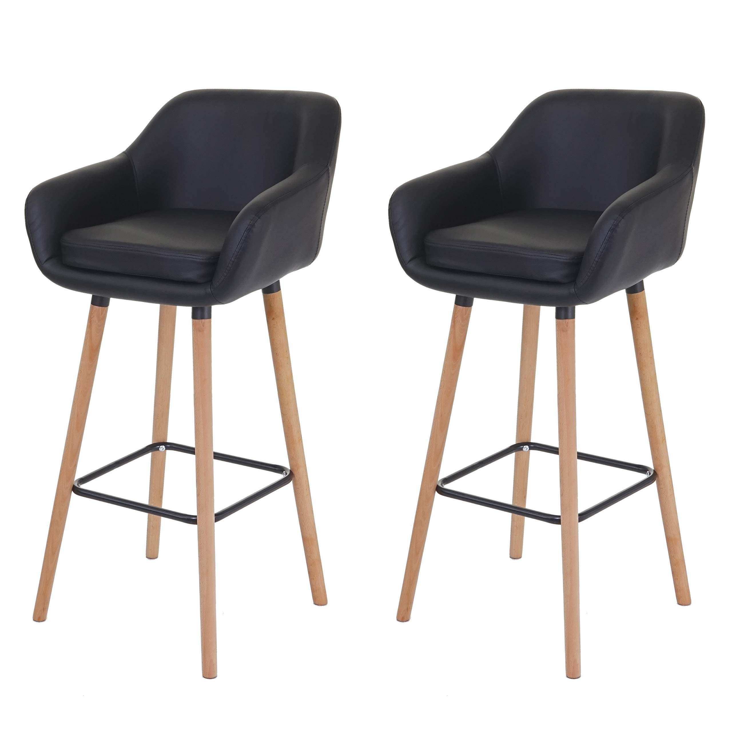 Proregal Barhocker Schwarz 53x99x45 cm