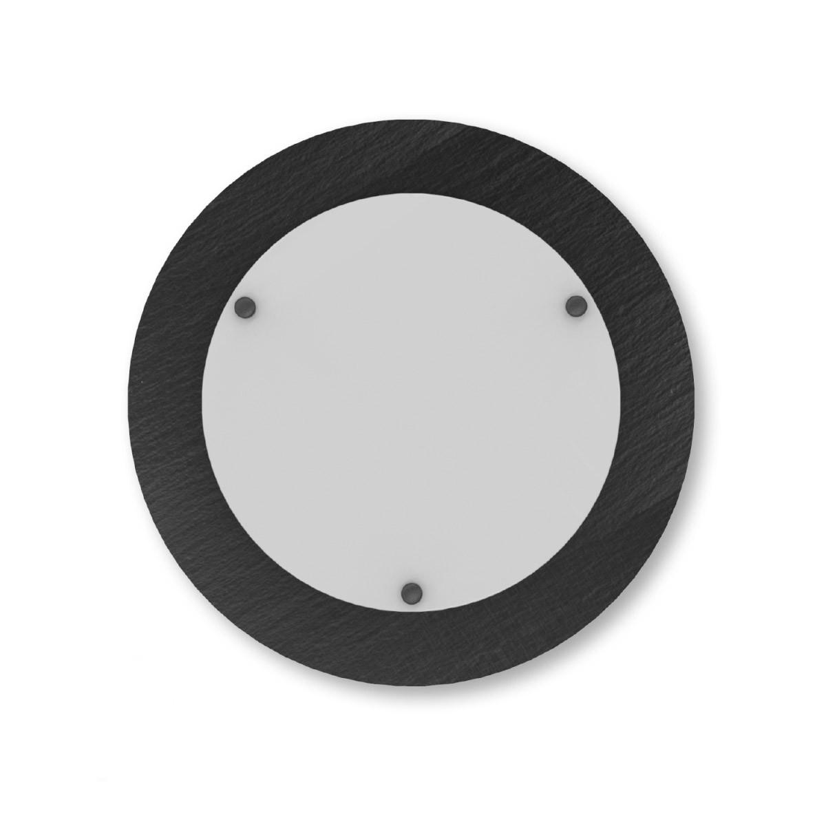 Lumicom Led-Deckenleuchte Schwarz 45x45x9 cm