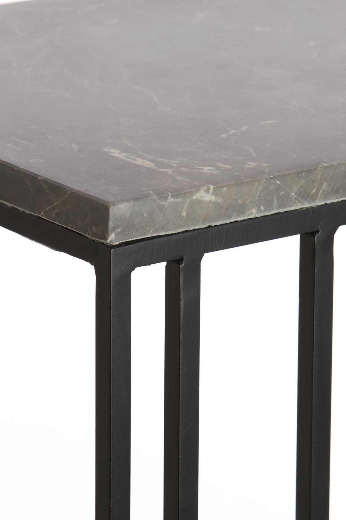 BEISTELLTISCH Roshan Schwarz 41/31/66 cm - Schwarz, Metall (41/31/66cm) - Light & Living