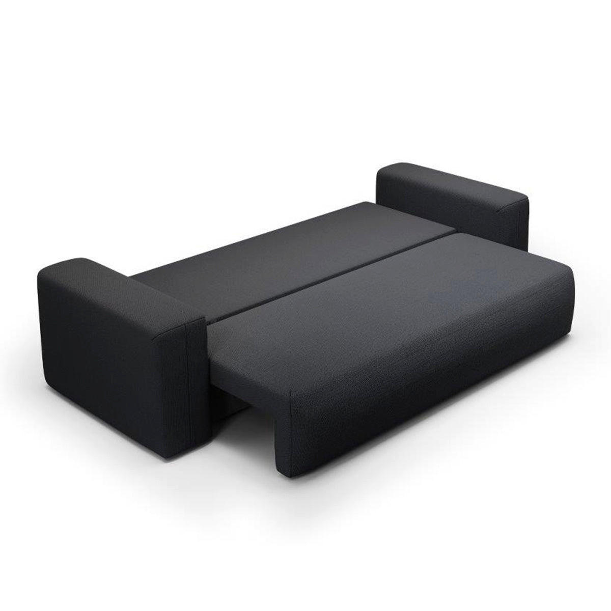 SOFA Bliss 3 Sitzplätze Dunkelgrau - Grau, Holz (252/72/97cm) - Petits-meubles