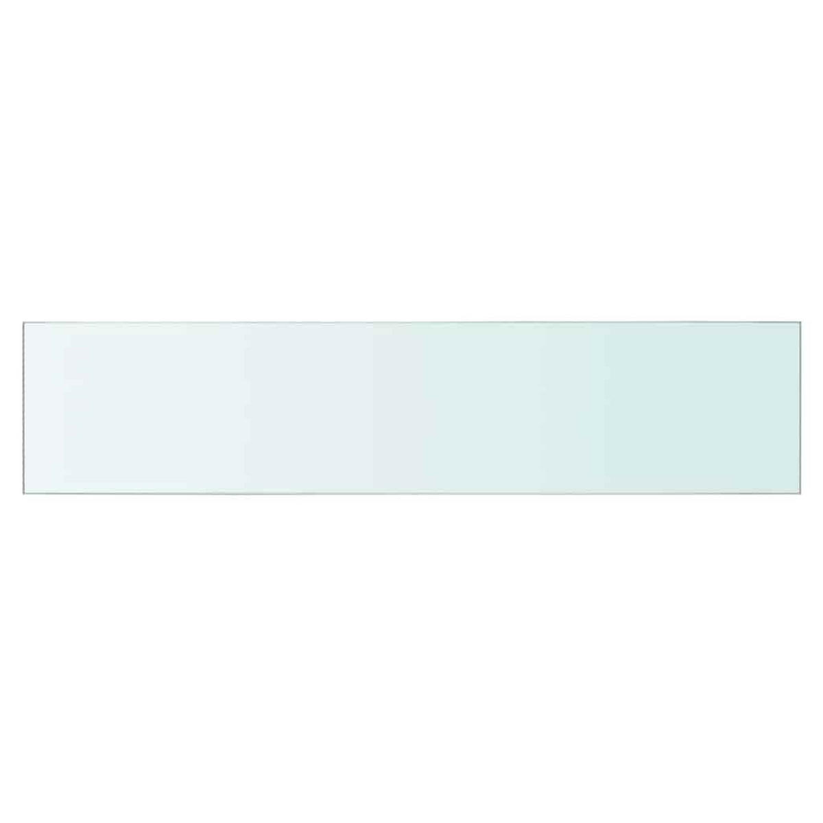REGALBODEN Glas Transparent 60/12 Cm - Transparent, Glas (12/0.8/60cm) - vidaXL