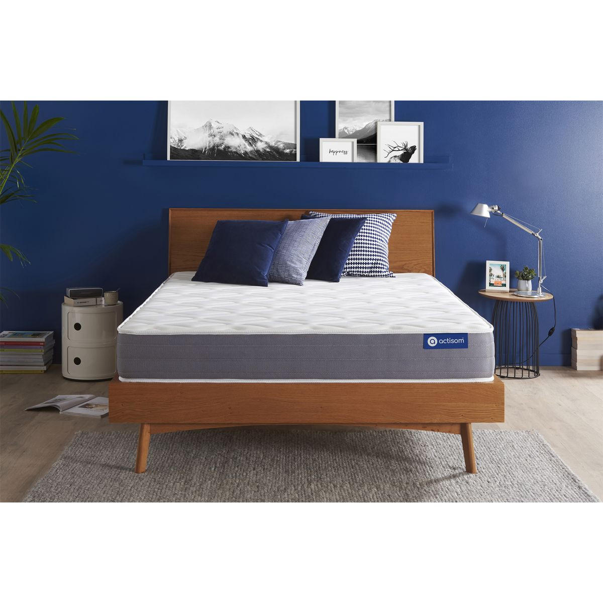 MATRATZE Actiflex dream Taschenfederkern und Memory-Schaum 160 x 190 cm h1 - Weiß, Textil (160/190cm) - ACTISOM