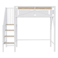 HOCHBETT Metall 90/200 cm Weiß - Weiß, Holz/Metall - Raumix