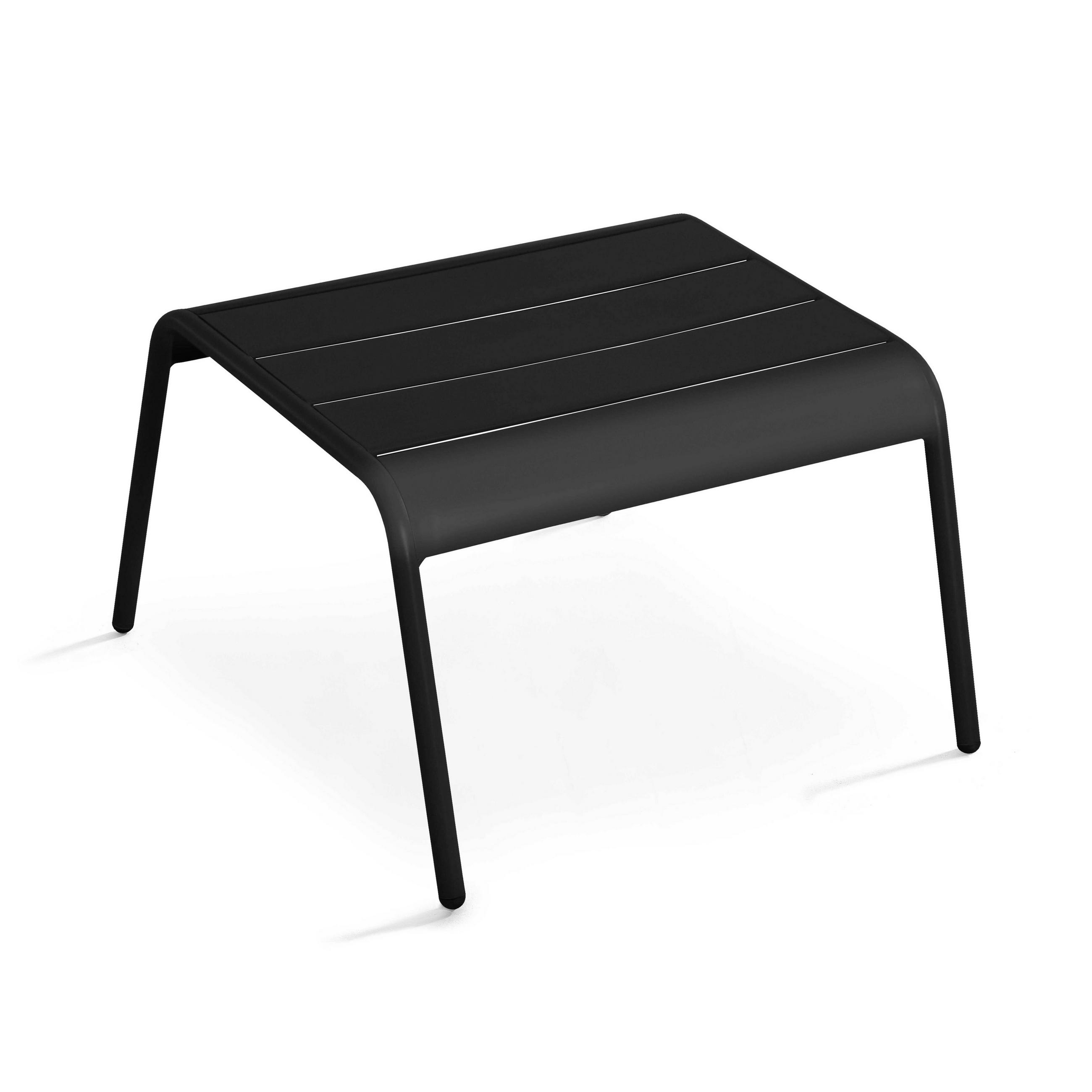 GARTENHOCKER, Schwarz - Schwarz, Metall (44/30/40cm) - Oviala