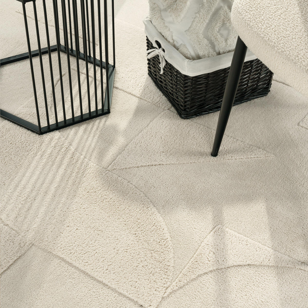 HOCHFLORTEPPICH 240/340 cm Tokio 472 - Creme, Textil (240/340cm) - Paco Home