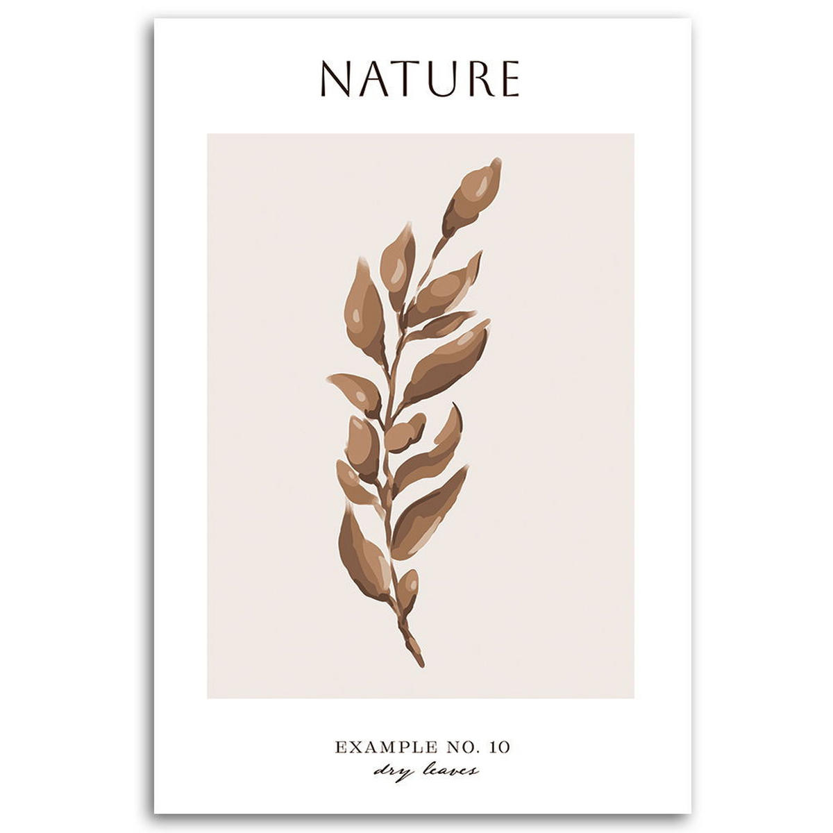 KUNSTDRUCK Beige 40/60 cm - Beige, Textil (40/60cm) - KUNSTLOFT