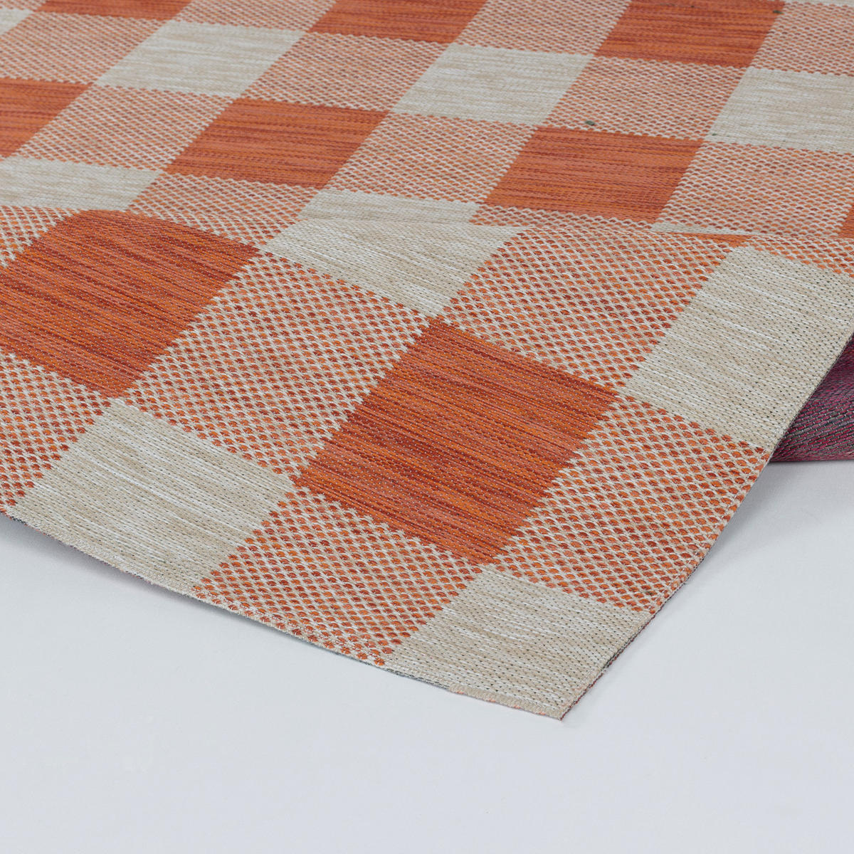 OUTDOORTEPPICH 160/213 cm Orange - Orange, Naturmaterialien/Textil (160/213cm) - LIVABLISS