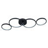 LED-DECKENLEUCHTE Prometheus 51.5/31/6cm - Schwarz, Metall (51.5/31/6cm) - ZMH