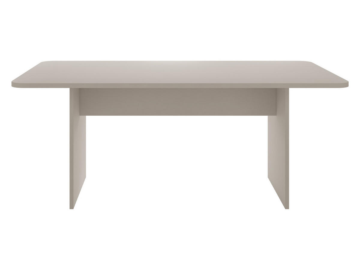 ESSTISCH Sonez - Sandfarben, Holzwerkstoff (185/89/42cm) - MIRJAN24