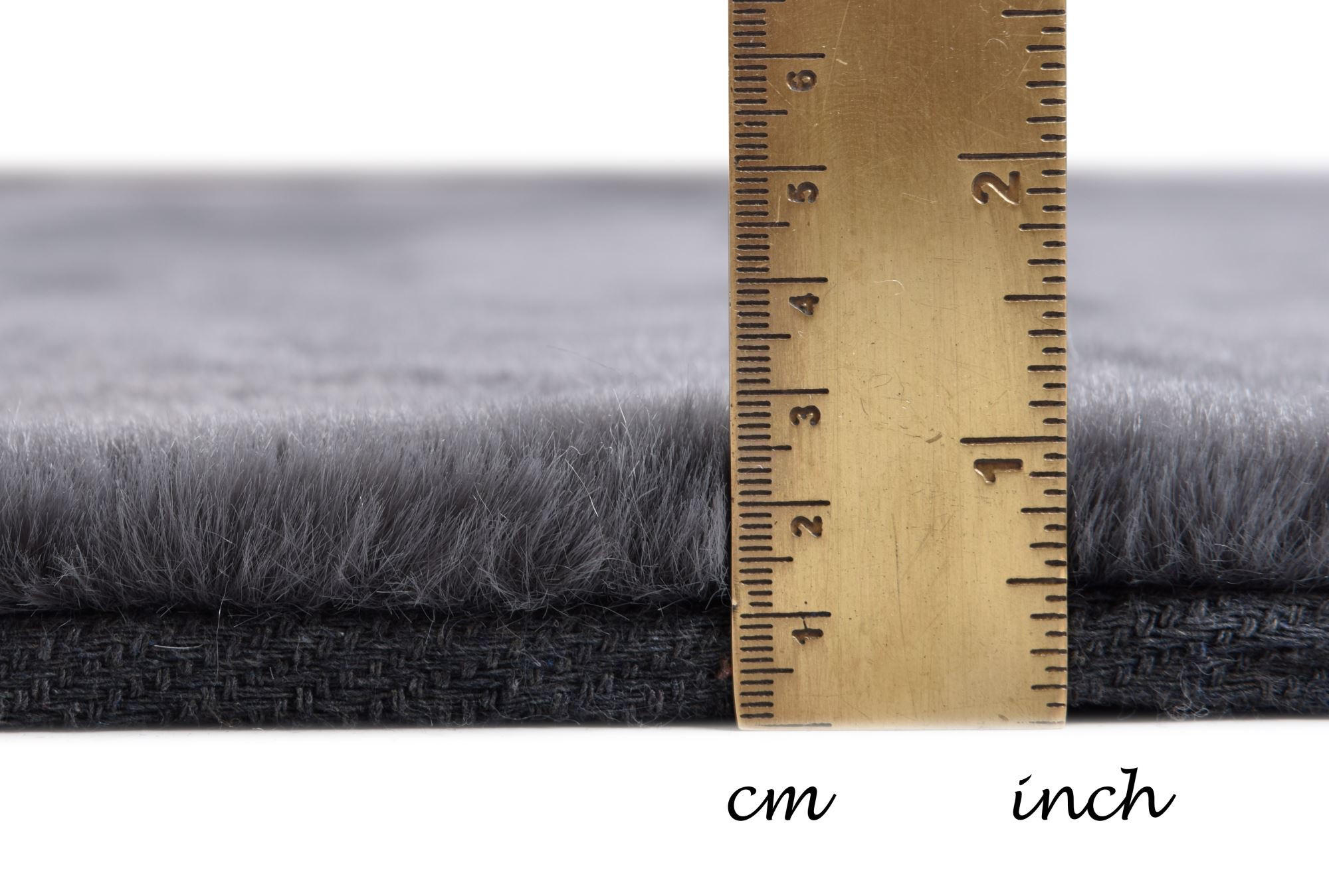 Thumbnail - Gino Falcone Kunstfellteppich, Schwarz, Textil, Uni, Rechteckig, 90x160 cm, für Fußbodenheizung geeignet, leicht zusamme...